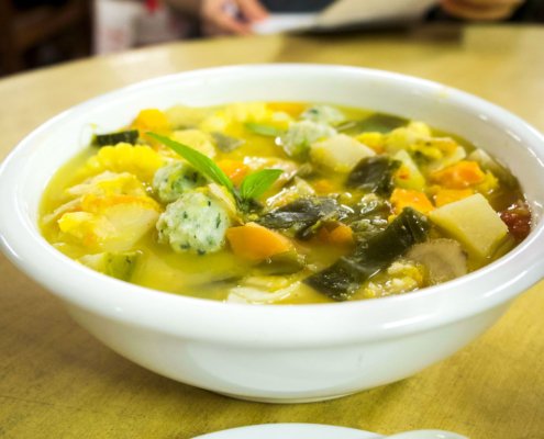 delicious vegetable soup